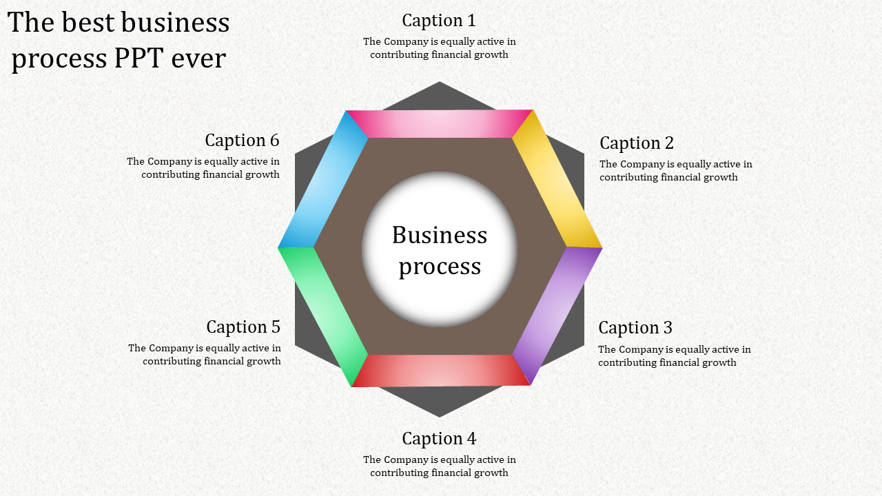 Business Process Company Presentation PowerPoint-Six Node